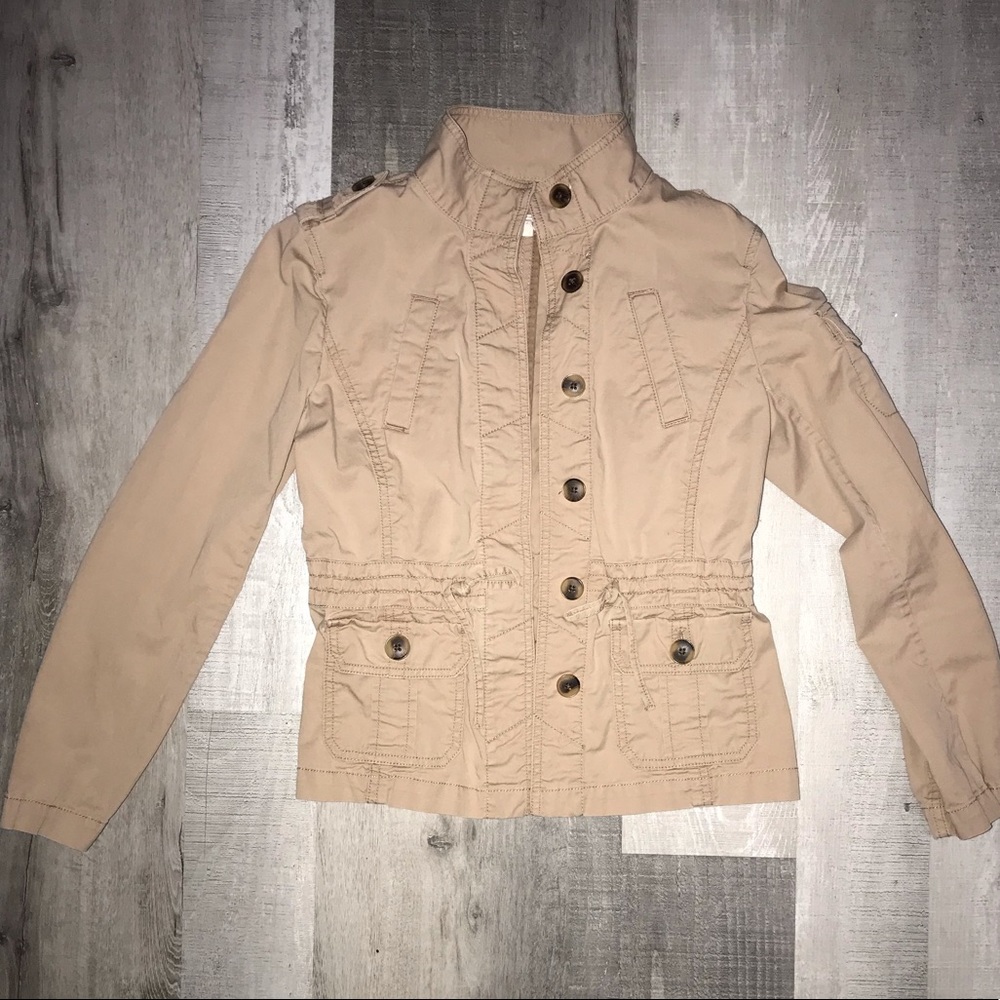 Ann Taylor Loft Utility Jacket XXS Petite